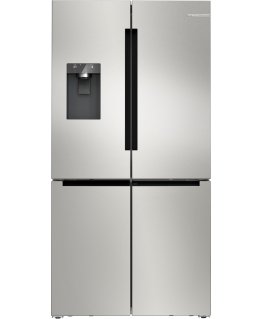 Bosch Serie 6 KFI96APEA side-by-side refrigerator Freestanding 574 L E Brushed steel