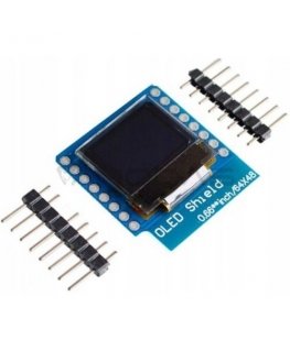 Oem OLED ekranas 0.66" 64x48 ant I2C - SSD1306 - baltas