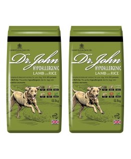 DR JOHN Hypoallergeeninen lammas riisin kanssa - kuivaruoat koirille - 12,5kg