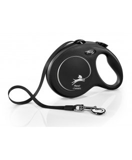 Flexi Classic L 8 m Black Dog Retractable lead
