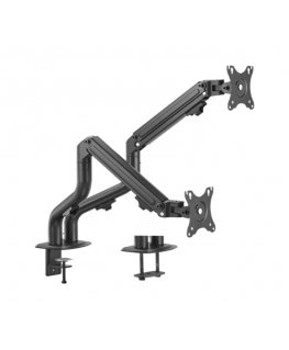 Gembird MA-DA2-02 monitori kinnitus ja alus 81,3 cm (32") Laud Must