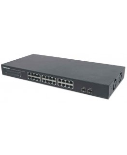 Intellinet 561044 сетевой коммутатор Неуправляемый L2 Gigabit Ethernet (10/100/1000) 1U Черный