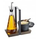 GEFU X-PLOSION oil/vinegar dispenser 0.25 L Glass, Silicone, Stainless steel Transparent