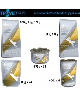 TROVET Uriinse Struviit ASD Lindude - kuiv toit kassidele - 10kg