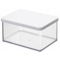 Rotho Loft 11610 Nelinurkne Jaotur 2,25 l Läbipaistev, Valge Rotho Loft 11610 Nelinurkne Jaotur 2,25 l Läbipaistev, Valge