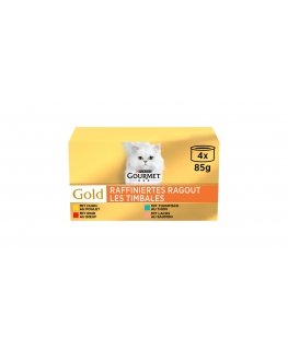 PURINA Gourmet Revelations gabalėliai želė su lašiša - drėgnas kačių maistas - 2x57g