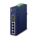 PLANET Industrial L2/L4 4-Port Valdomas L2/L4 Gigabit Ethernet (10/100/1000) Mėlyna