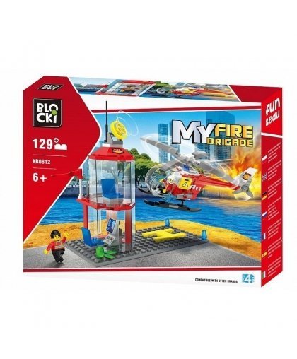BLOCKI Constructor BLOCKi MyFireBrigade Helipad, KB0812