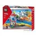 Blocki MyFireBrigade Helicopter and Control Tower / KB0812 / Constructor with 129 parts / Age 6+ Blocki MyFireBrigade Helicopter and Control Tower / KB0812 / Constructor with 129 parts / Age 6+