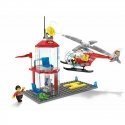 Blocki MyFireBrigade Helicopter and Control Tower / KB0812 / Constructor with 129 parts / Age 6+ Blocki MyFireBrigade Helicopter and Control Tower / KB0812 / Constructor with 129 parts / Age 6+
