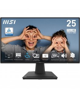 MSI PRO MP252 monitori 62,2 cm (24.5") 1920 x 1080 pikseļi Full HD LED Melns