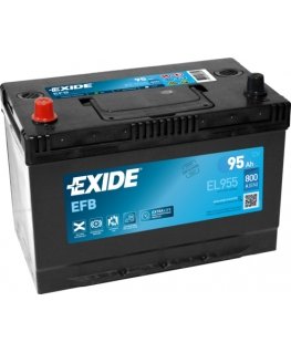 Exide EFB EL955 аккумулятор для транспортных средств Улучшенный кислотный аккумулятор (EFB) 95 Ah 12 V 800 A Автомобиль