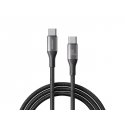 Joyroom S-A28 Flash seeria 60W USB-C - USB-C kaabel 1m - must