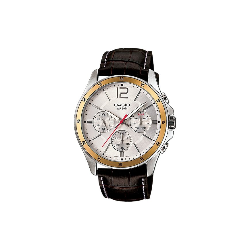 Casio MTP-1374L-7AVDF rokas pulkstenis Aproces pulkstenis Kvarcs Nerūsējošs tērauds