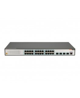 FiberHome S4820-28T-X-AC сетевой коммутатор Управляемый L2/L3 Gigabit Ethernet (10/100/1000) 1U Черный, Серый