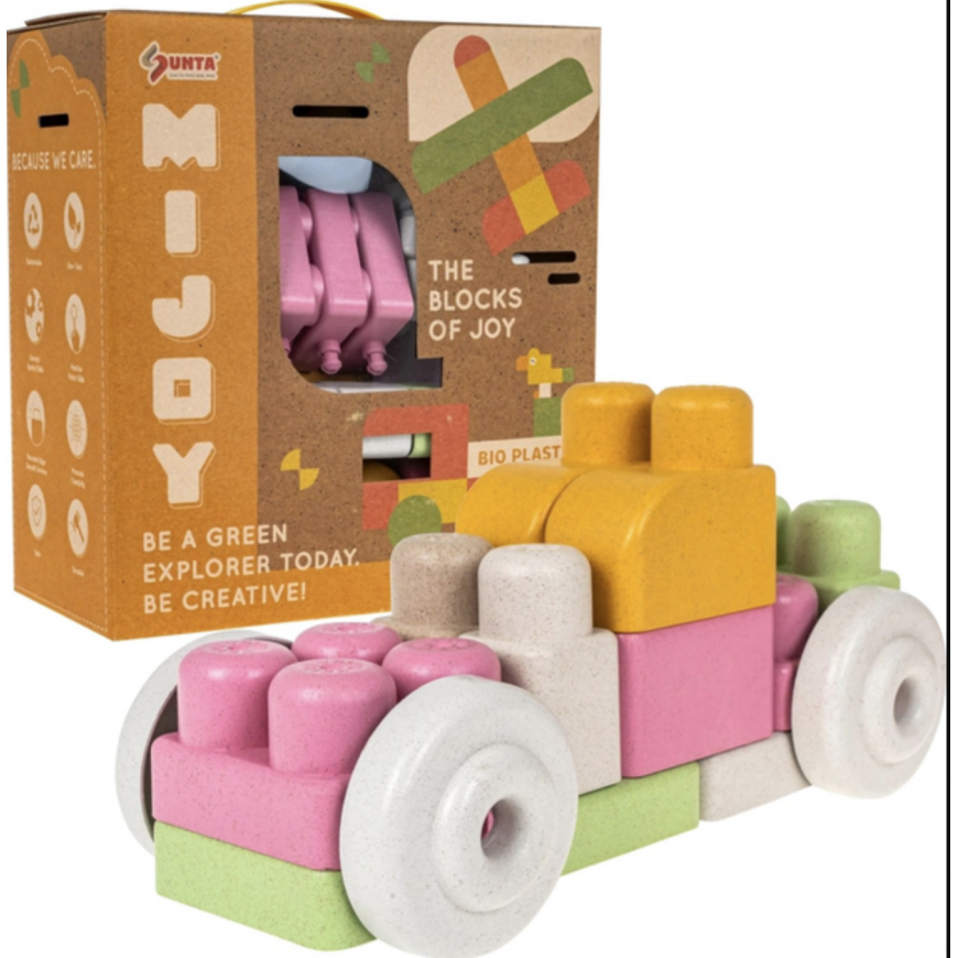RoGer BIO Construction blocks for babies 43 pcs.