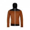 Ortovox Fleece Light Hoody - harmaaruskea koko: s Ortovox Fleece Light Hoody - harmaaruskea koko: s