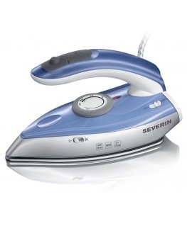 Severin BA 3234 iron Dry & Steam iron Stainless Steel soleplate 1000 W Blue, Silver