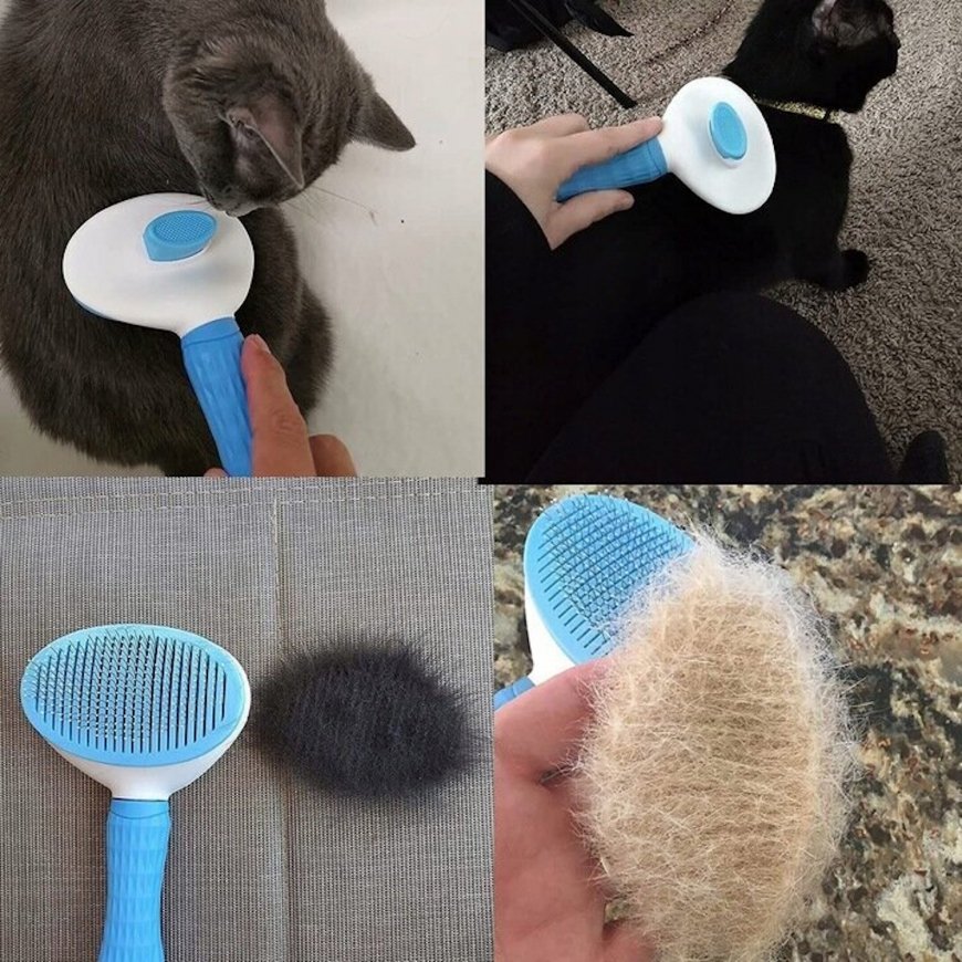Vigo Pet Smart Koerakamm Küülikutele & Kassidele Pehme Silikooni – 3