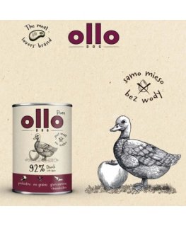 OLLO Puhas part koos õunaga - märg koeratoit - 400g