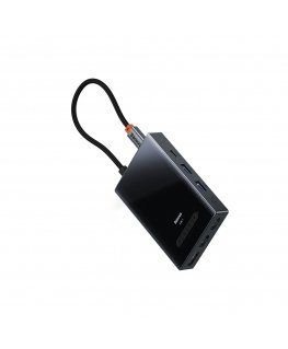 Baseus PioneerJoy 8-in-1 USB-C centras HDMI 4K@60Hz + HDMI 4K@30Hz +