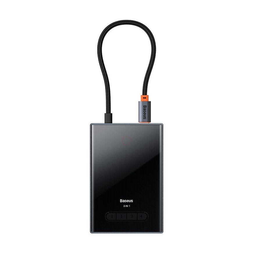 Baseus PioneerJoy 8-in-1 USB-C -hubi HDMI 4K@60Hz + HDMI 4K@30Hz + – 2