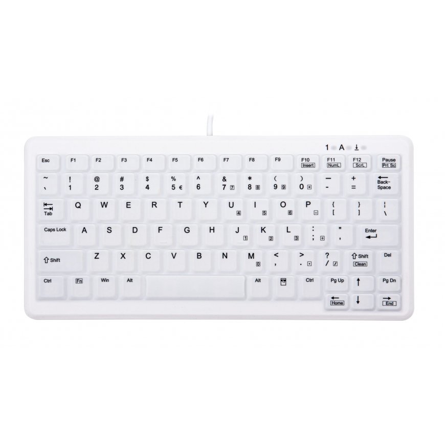 CHERRY AK-C4110 klaviatūra Medicininis USB QWERTY Anglų (JAV) Balta