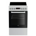 Beko FSM 57300 GW Отдельностоящая плита для готовки Керамический Белый