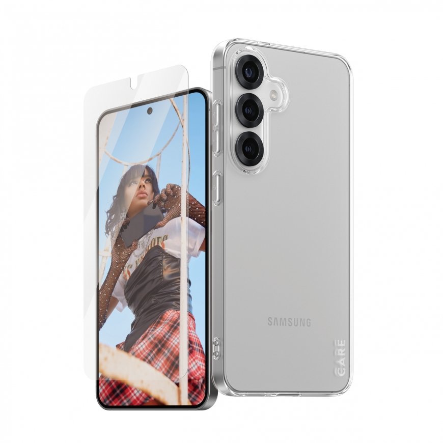 PanzerGlass CARE by ® Fashion 2-in-1 Bundle Samsung Galaxy S25 Kirkas näytönsuoja 1 kpl