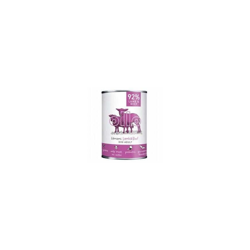 OLLO Umami Lammas ja Naudanliha – märkä koiranruoka – 400 g