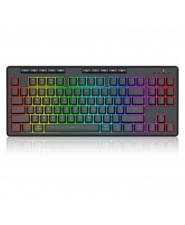 REDRAGON K516RGB-PRO SHIVA PRO 87 keyboard USB + RF Wireless + Bluetooth Black