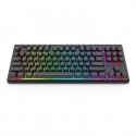 REDRAGON K516RGB-PRO SHIVA PRO 87 näppäimistö USB + RF Wireless + Bluetooth musta REDRAGON K516RGB-PRO SHIVA PRO 87 näppäimistö USB + RF Wireless + Bluetooth musta