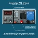 Könner & Söhnen KS 7000E ATS mootor-generaator 5000 W 25 l Bensiin Must, Sinakasroheline Könner & Söhnen KS 7000E ATS mootor-generaator 5000 W 25 l Bensiin Must, Sinakasroheline