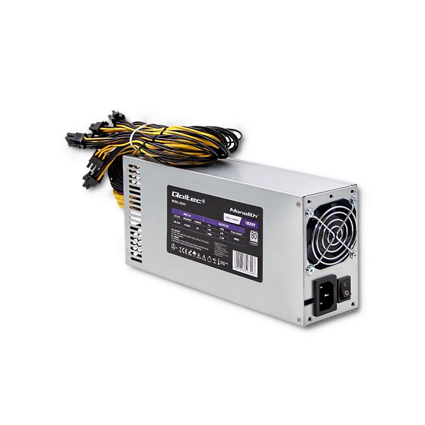 Qoltec 50349 barošanas avotu vienība 1800