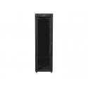 Lanberg FF01-6842-12BL püstik 42U Eraldiseisev serverikapp Must Lanberg FF01-6842-12BL püstik 42U Eraldiseisev serverikapp Must