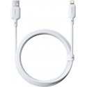 Baseus Silky Series Latauskaapeli USB iP:lle 2.4A 1m Valkoinen Baseus Silky Series Latauskaapeli USB iP:lle 2.4A 1m Valkoinen