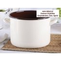 Emalia Silesia Rybnik Puodas PROSTY 4,4L Ø20CM KÕRGUS 15CM KREEM/ TUMEDAT SISE Emalia Silesia Rybnik Puodas PROSTY 4,4L Ø20CM KÕRGUS 15CM KREEM/ TUMEDAT SISE