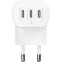 Joyroom JR-TCL06 67W GaN Wall Charger with Built-in Retractable USB-C Cable - Baltas Joyroom JR-TCL06 67W GaN Wall Charger with Built-in Retractable USB-C Cable - Baltas