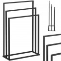 Physa vabalt seisva põrandastend 3 rätikule, ROOSTEVABA TERAS 55 x 21,5 x 84 cm, tumehall Physa vabalt seisva põrandastend 3 rätikule, ROOSTEVABA TERAS 55 x 21,5 x 84 cm, tumehall