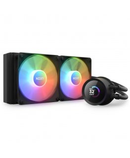 NZXT Kraken 240 RGB Suoritin All-in-one-nesteenjäähdytin 12 cm musta 1 kpl