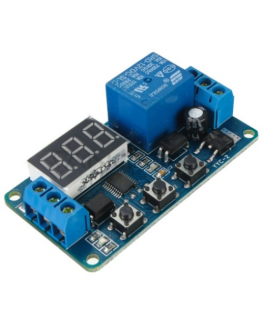 OEM Programmējams 1 kanāla laika releja modulis 12V ar LED indikatoru