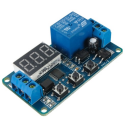 OEM Programmējams 1 kanāla laika releja modulis 12V ar LED indikatoru OEM Programmējams 1 kanāla laika releja modulis 12V ar LED indikatoru