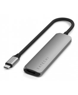 Satechi ST-P4SM jaotur USB tüüp-C 10000 Mbit/s Hall