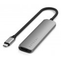Satechi ST-P4SM keskitin USB Type-C 10000 Mbit/s Harmaa Satechi ST-P4SM keskitin USB Type-C 10000 Mbit/s Harmaa