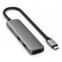 Satechi ST-P4SM sąsajos šakotuvas C tipo USB 10000 Mbit/ai Pilka Satechi ST-P4SM sąsajos šakotuvas C tipo USB 10000 Mbit/ai Pilka