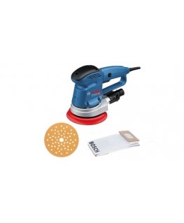 Bosch GEX 34-150 Professional Orbitālā slīpmašīna 12000 RPM 24000 svārstības minūtē Melns, Zils, Pelēks, Sarkans