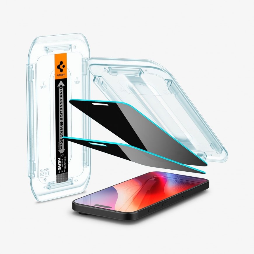 Spigen GLAS.tR EZ Fit Selge ekraanikaitse Apple 2 tk