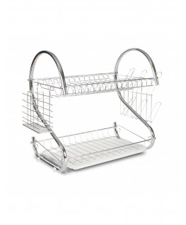 Trauku žāvētājs Rosberg R53000H, hromēts, 2 līmeņi, 40x25x39cm