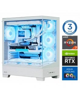 INTOP AQUA Ryzen 7 7800X3D 64GB DDR5 1TB SSD M.2 NVME+2TB RTX5080 16GB no-OS