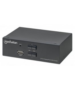 Manhattan 153546 KVM jungiklis Juoda